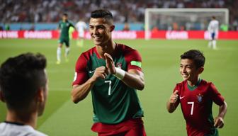 Junge aus der Türkei macht Selfie mit Ronaldo und hat Erfolg in Portugal