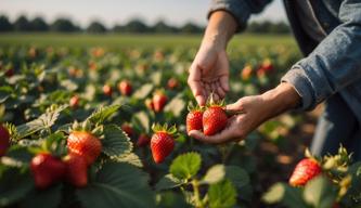 Selbst Erdbeeren pflücken: Brandenburgs Erdbeerernte 2024