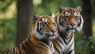 Taro und eine Tigerin leben zusammen in der Uckermark